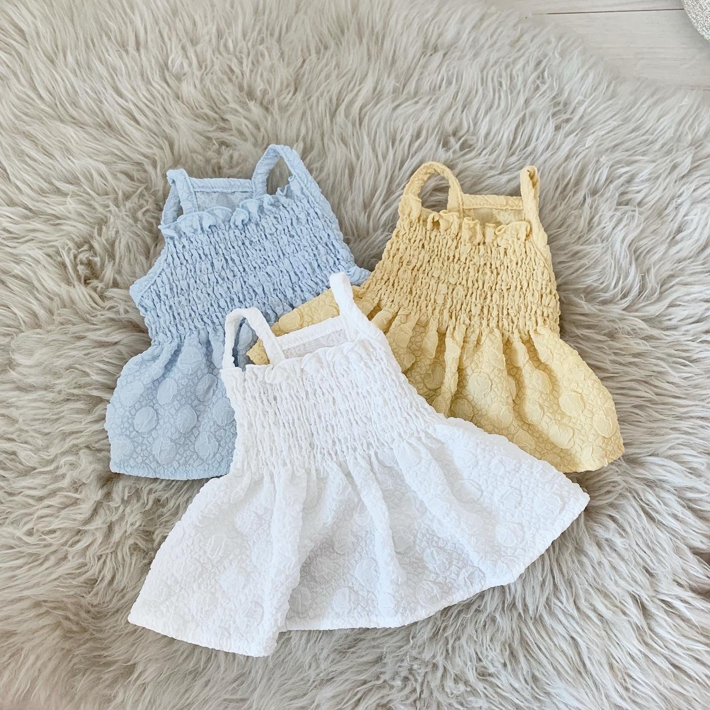 Drawer ドゥロワー⭐︎コットンピケギャザーワンピース Drawer(ドゥロワー) コットンシルクギャザーワンピース6526-299